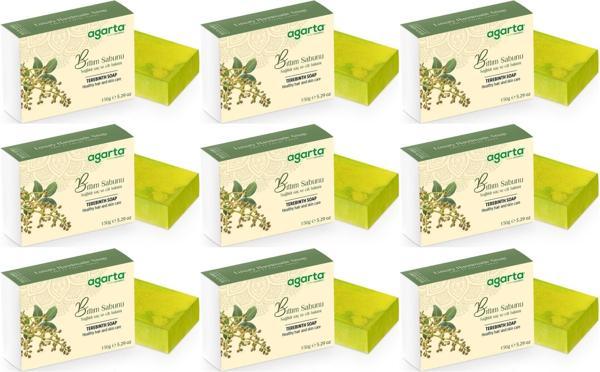Agarta El Yapımı Doğal Sabun 150GR Bıttım (9 Lu Set) - Image 1