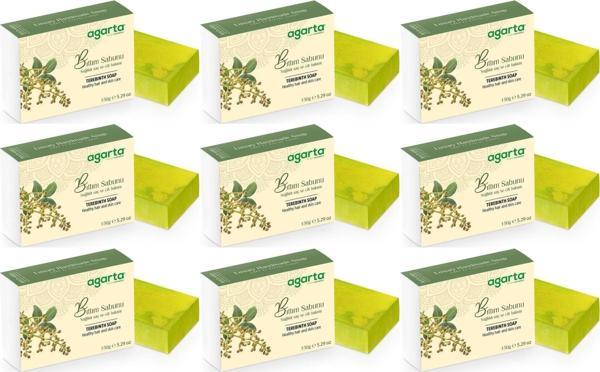 Agarta El Yapımı Doğal Sabun 150GR Bıttım (9 Lu Set) - Image 1