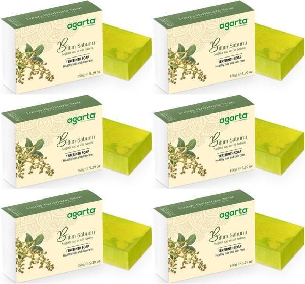 Agarta El Yapımı Doğal Sabun 150GR Bıttım (6 Lı Set) - Image 1