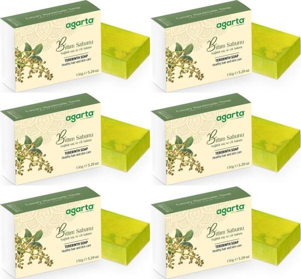 Agarta El Yapımı Doğal Sabun 150GR Bıttım (6 Lı Set) - Image 1