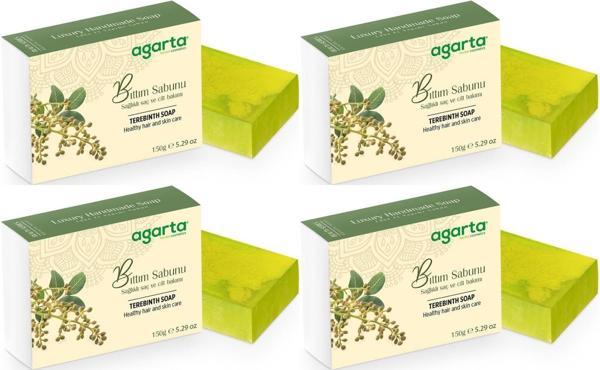 Agarta El Yapımı Doğal Sabun 150GR Bıttım (4 Lü Set) - Image 1