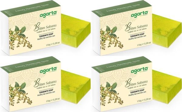 Agarta El Yapımı Doğal Sabun 150GR Bıttım (4 Lü Set) - Image 1