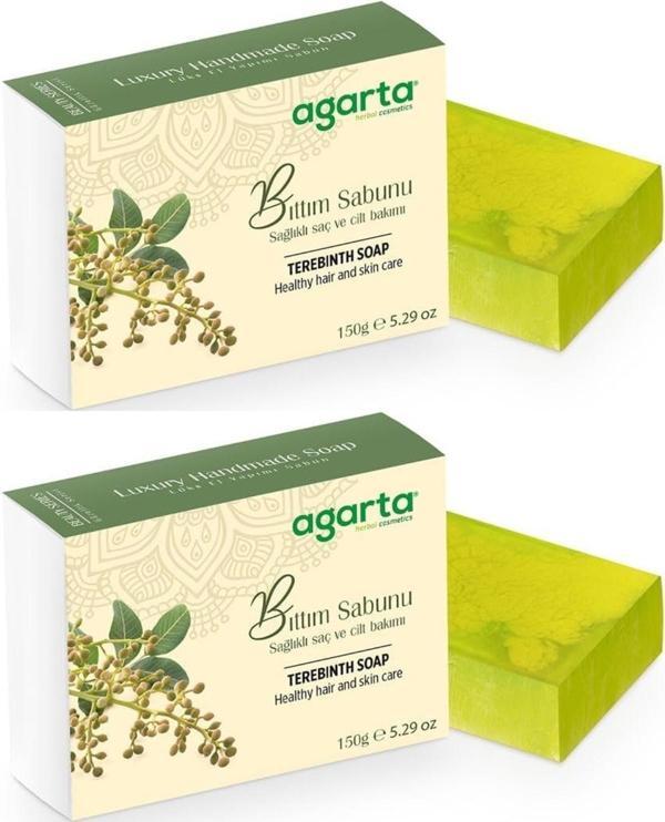 Agarta El Yapımı Doğal Sabun 150GR Bıttım (2 Li Set) - Image 1