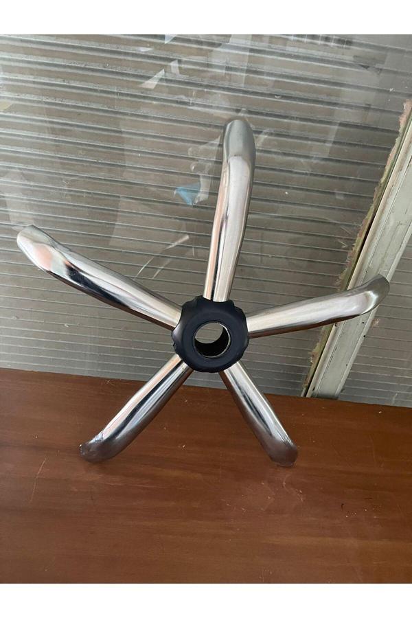 Oth Grup Ofis Hastanesi Çalışma Ofis Büro Sandalyesi Ayağı Krom Yıldız Ayak - Image 1