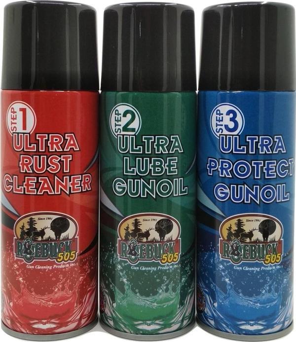 Roebuck 505 Silah Yağı Seti Pas Çözücü Bakım Yağı Koruma Yağı SET 600ml - Image 1