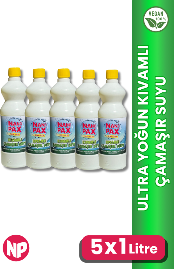 KIVAMLI ÇAMAŞIR SUYU 5 x 1lt - Image 1