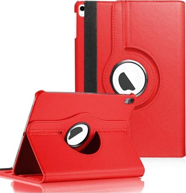 Coverzone Ipad Air 4. Nesil 10.9 Inch Rotating Dönebilen Standlı Kılıf Kırmızı - Image 1