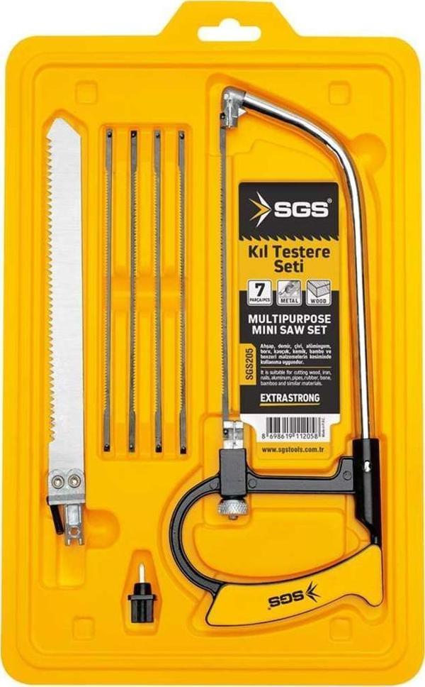SGS Kıl Testere Seti - Metal-Ahşap-Kemik - 7 Parça - Image 1