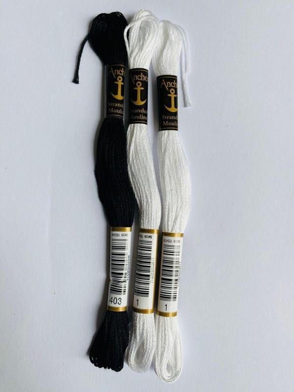 Mouline 3'lü Goblen Kanaviçe Nakış Ip Setleri - Image 1