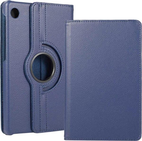 Coverzone Ipad Air A1474-a1475-a1476 Kılıf Deri 360 Derece Rotate Standlı Mavi - Image 1