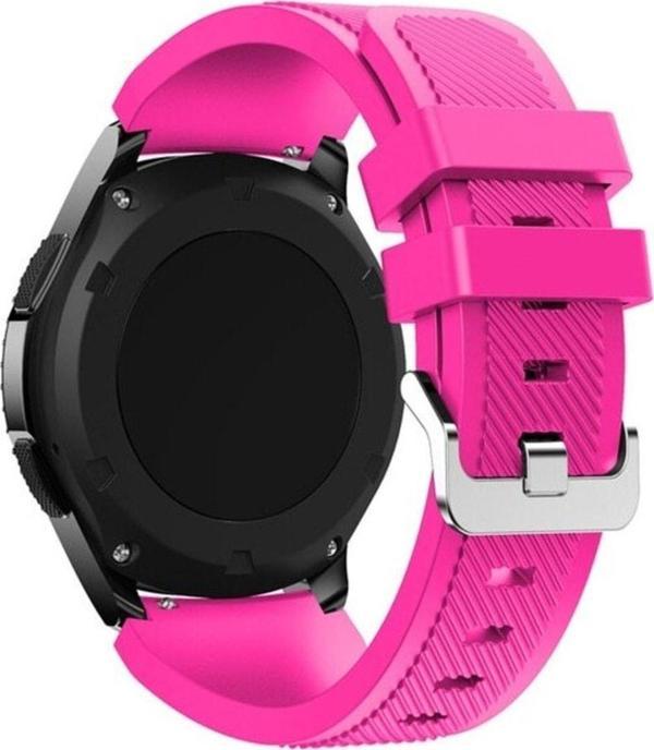 Coverzone Huawei Watch Gt3 Pro Ile Uyumlu 46 Mm Classic Frontier Kayış Kordon Pembe - Image 1