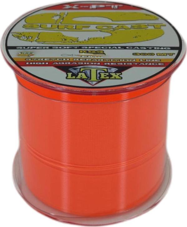Latex Surf Cast 300m Super Soft Uzak Atış Misinası Turuncu - Image 1