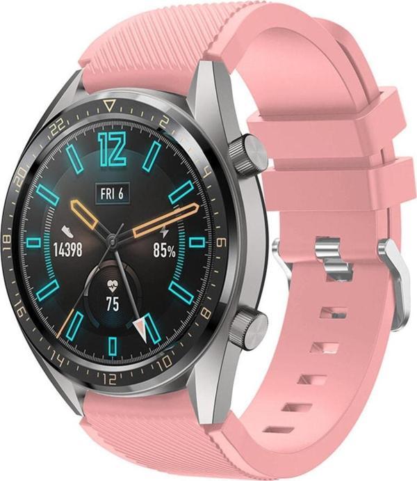 Coverzone Huawei Watch Gt3 Pro Ile Uyumlu 46 Mm Classic Frontier Kayış Kordon Pudra - Image 1