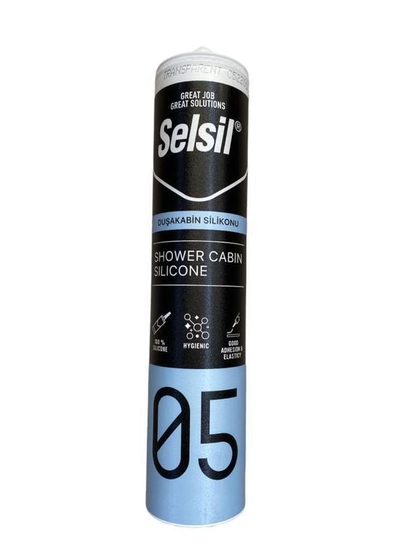 Selsil 05 Mutfak Duşakabin Silikonu Şeffaf 280 ml - Image 1