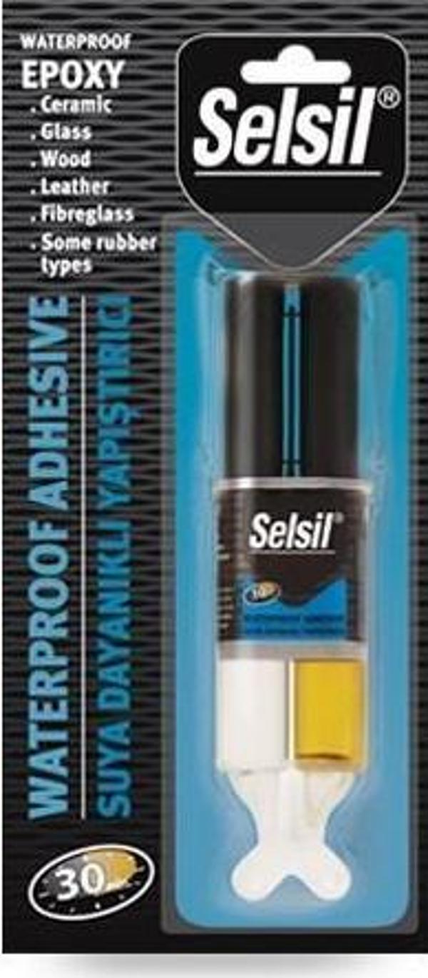Selsil Suya Dayanıklı Epoksi Şeffaf Yapıştırıcı 28 gr - Image 1