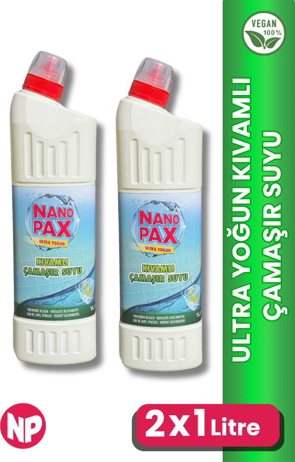 ULTRA YOĞUN KIVAMLI ÇAMAŞIR SUYU (DUCT AĞIZLI) 2 x 1lt - Image 1