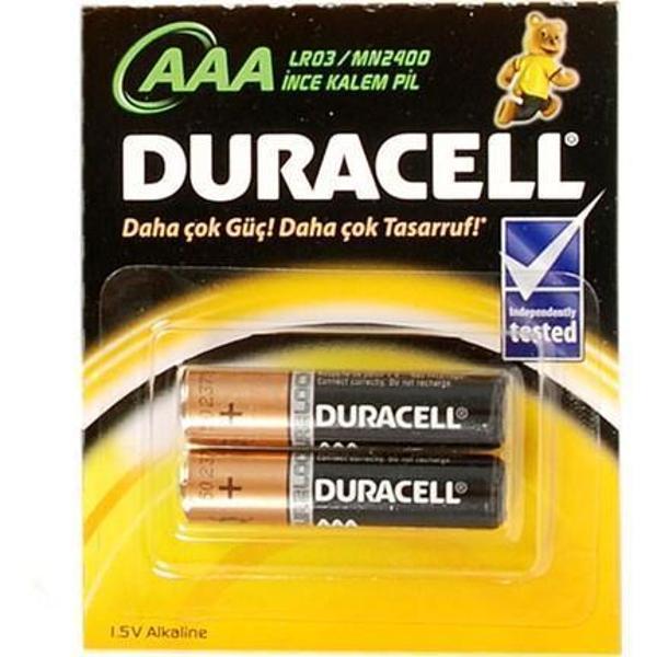 Duracell Alkalin Pil AAA 2'' li Paket - Image 1