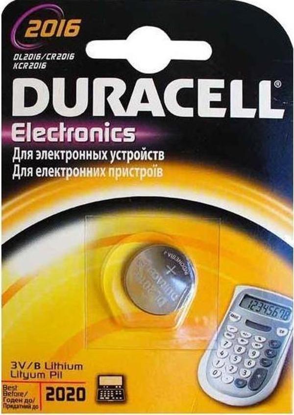 Duracell CR 2016 Lityum Pil 3 Volt - Image 1
