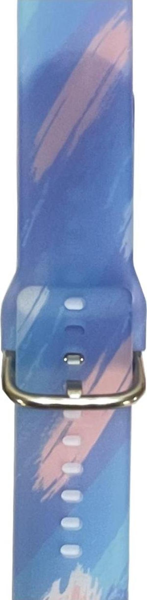 Coverzone Huawei Watch Gt3 Pro Ile Uyumlu Kayış Renkli Desenli Erstwhile Kordon Blue Sky - Image 1