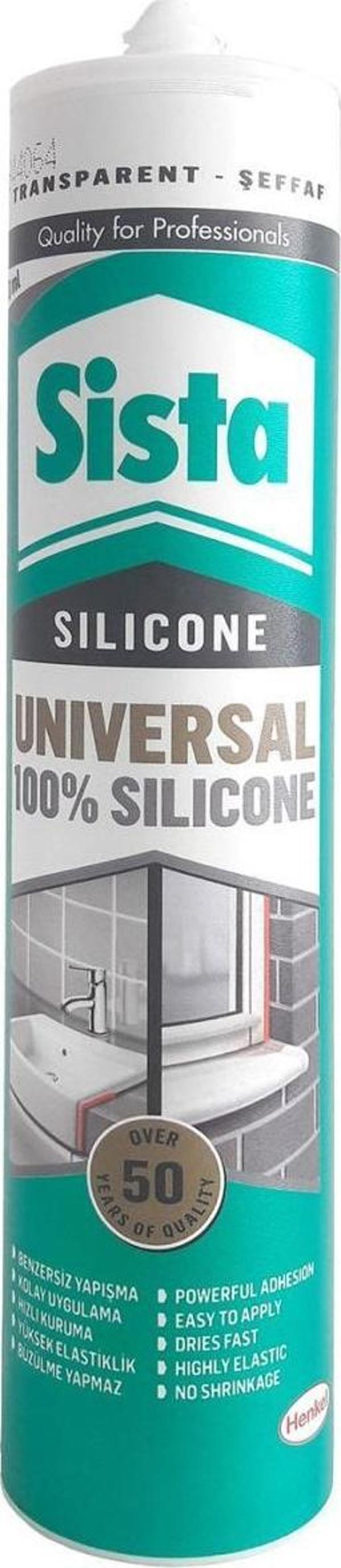 Sista Üniversal Şeffaf Silikon 280 ml - Image 1