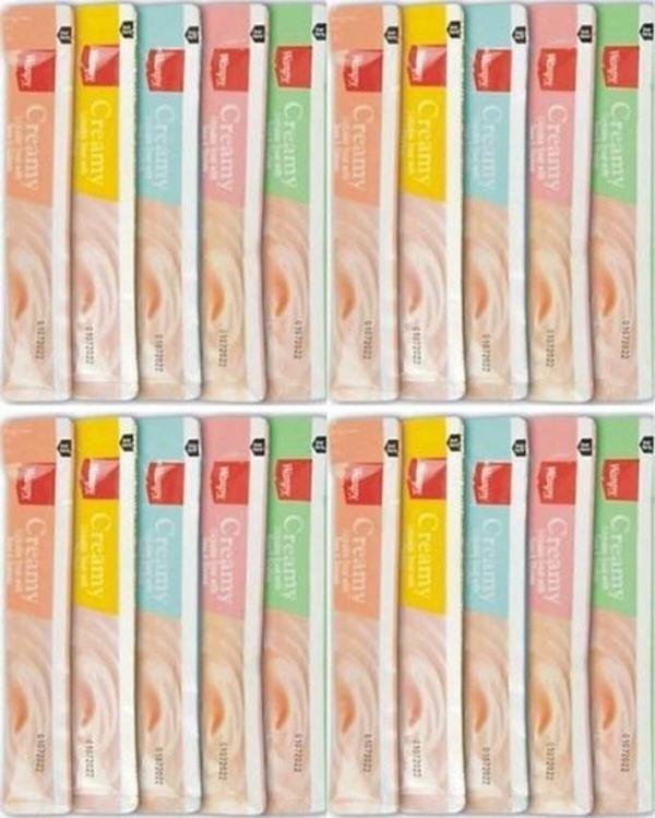 Wanpy Creamy Cat Treat Karışık Krema Sıvı Kedi Ödül Maması 14 Gr x 50 Adet - Image 1