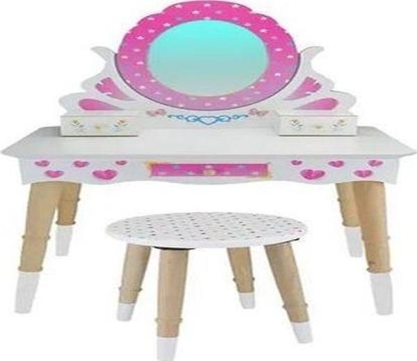 Toysilla Ahşap Çocuk Makyaj Masası Seti - T3006 - Image 1