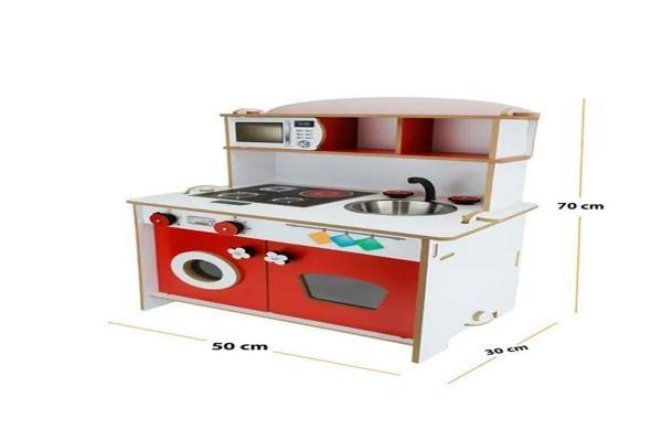 Toysilla Ahşap Çocuk Oyun Mutfağı- T1003 - Image 1