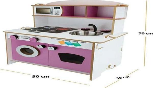 Toysilla Ahşap Çocuk Oyun Mutfağı - T1004 - Image 1