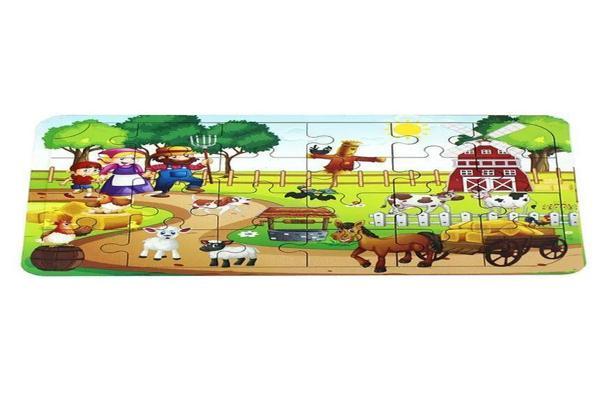 Toysilla Ahşap Puzzle Çiftlik Temalı 24 Parça - T5006 - Image 1
