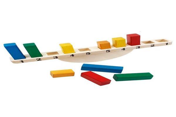 Toysilla Montessori Ahşap Denge ve Terazi Oyunu - T3021 - Image 1