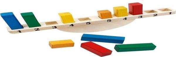 Toysilla Montessori Ahşap Denge ve Terazi Oyunu - T3021 - Image 1