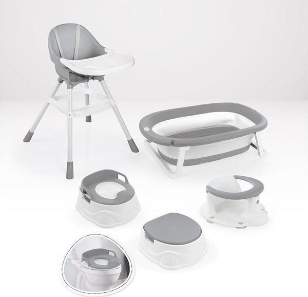 75 60 Bebek Seti 6 in 1 Katlanabilir Portatif Ergonomik Kompakt Hafif Dayanıklı Pratik Banyo ve Oyun Yardımcısı - Image 1