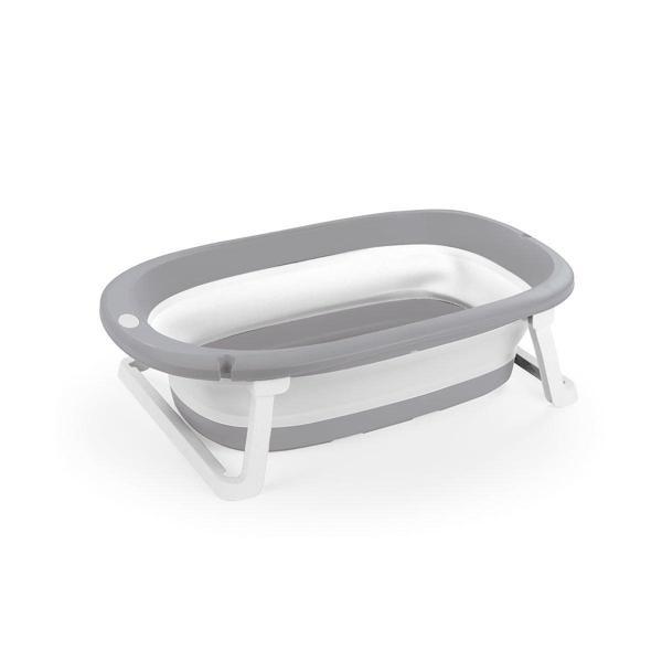Küçük Katlanabilir Küvet Gri 7256 Portatif Ergonomik Kompakt Hafif Dayanıklı Pratik Banyo Yardımcısı - Image 1