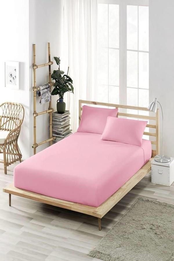 Çift Kişilik Battal Lastikli Fitted Çarşaf Seti Yastıklı 180 x 200 - Image 1