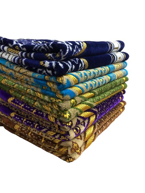 Royam 1 Adet Kadife Seccade Hac Ve Umre Hediyesi Namazlık 70 X 110 - Image 1