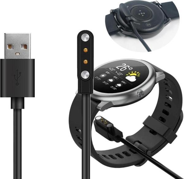 Coverzone Haylou Solar Ls05 Ile Uyumlu Akıllı Saat Şarjı Manyetik Şarj Adaptörü Usb Şarj Kablosu - Image 1