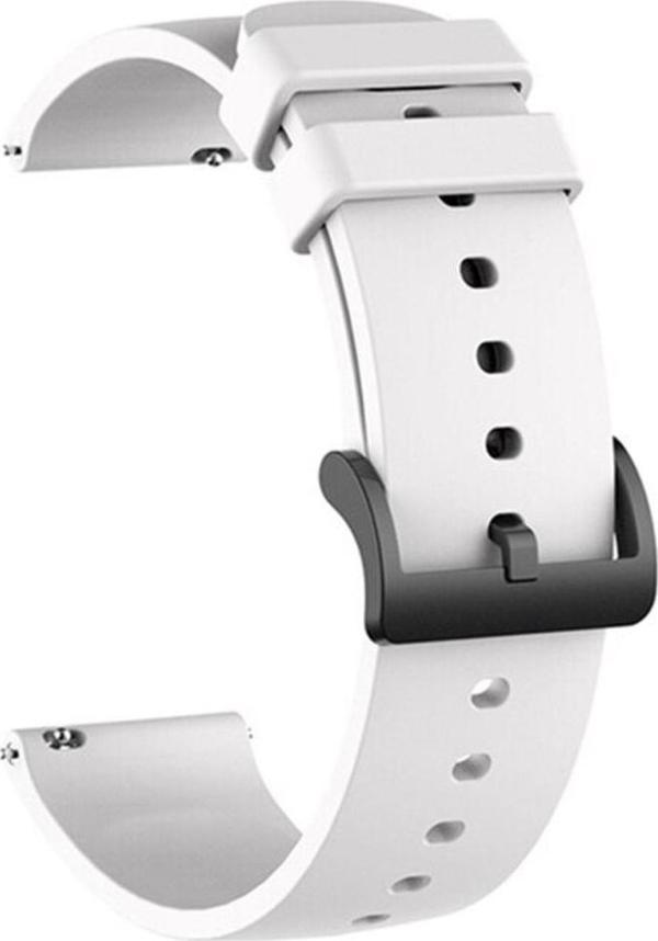 Coverzone Huawei Gt2 42mm Ile Uyumlu Spor Kordon Quintessential Kayış Beyaz - Image 1