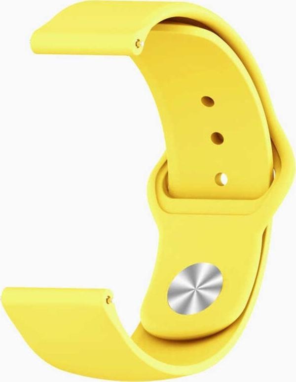Coverzone Huawei Watch Gt 3 Pro Ile Uyumlu 46mm Termoplastik Kordon Sarı - Image 1