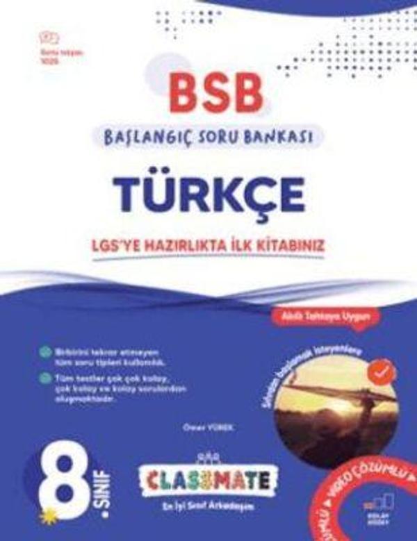 Okyanus 8. Sınıf Classmate Başlangıç Türkçe Soru Bankası Okyanus Yayınları - Bi bigelio - Image 1