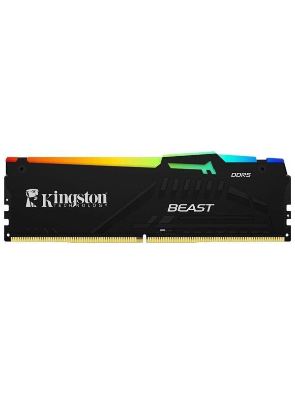 Kingston Beast RGB 16GB DDR5 6400MT/s CL32 DIMM Masaüstü Ram - KF564C32BBEA/16TR - Image 1