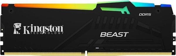 Kingston Beast RGB 16GB DDR5 6400MT/s CL32 DIMM Masaüstü Ram - KF564C32BBEA/16TR - Image 1