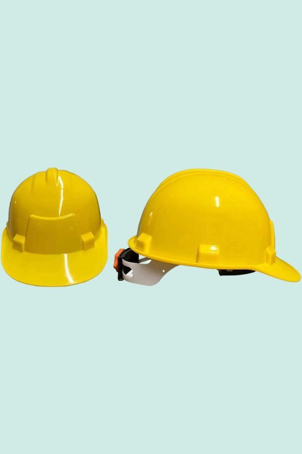 HDPE Baret EN 397 Standart İş Güvenliği Kaskı Kb580 Karam Vidalı - Image 1