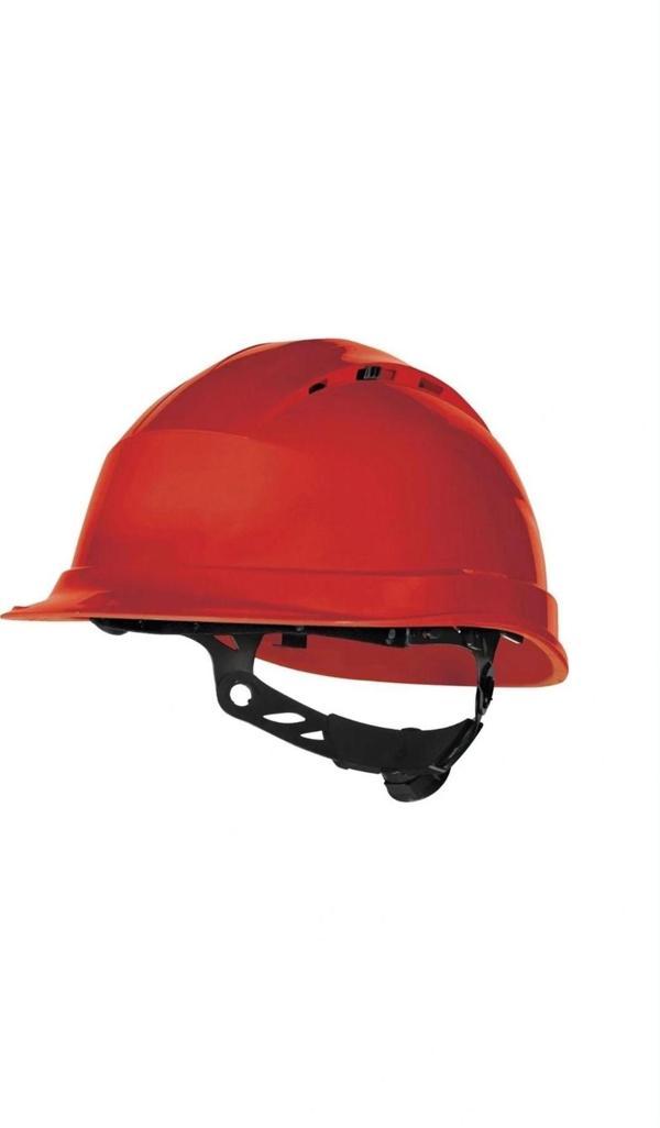Ayarlanabilir Havalandırmalı Baret EN 397 Delta Plus Quartz Vidalı İş Güvenliği Başlığı - Image 1