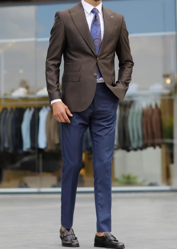 Modern ve Şık Erkek Slim Fit Ceket-KAV5023W - Image 1