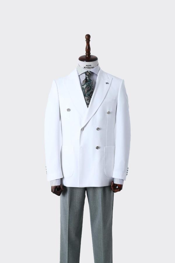 Premium Kalite Erkek Kruvaze Ceket-KAW5225S - Image 1