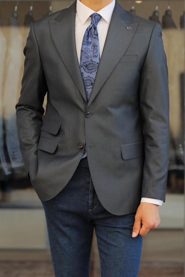 Dayanıklı ve Şık Erkek Slim Fit Ceket-KAV5028W - Image 1