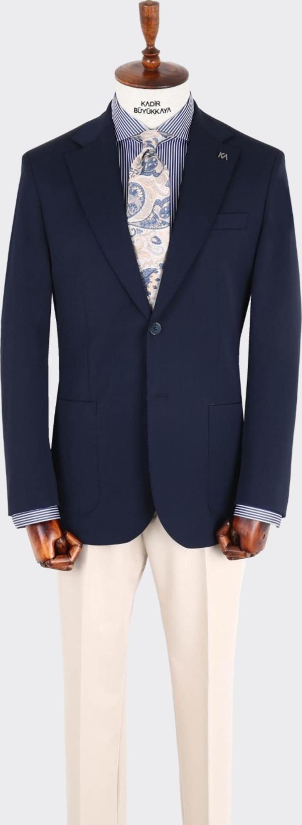 Kırlangıç Yaka Erkek Ceket-KAX5540S - Image 1