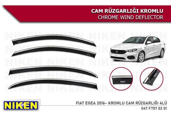 FİAT EGEA 2016 2017 2018 2019 2020 MODEL KROMLU CAM RÜZGARLIĞI - Image 1
