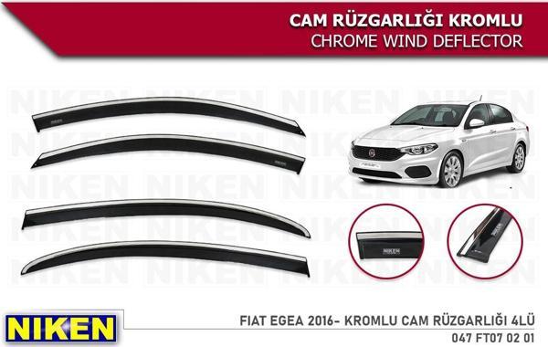 FİAT EGEA 2016 2017 2018 2019 2020 MODEL KROMLU CAM RÜZGARLIĞI - Image 1