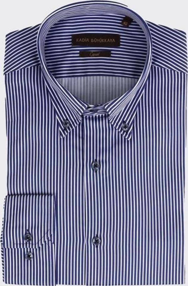 Erkek Yaka Düğmeli Gömlek-KAX4660S - Image 1